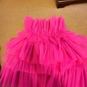 Altar'd State Vibrant Pink Layered Dress